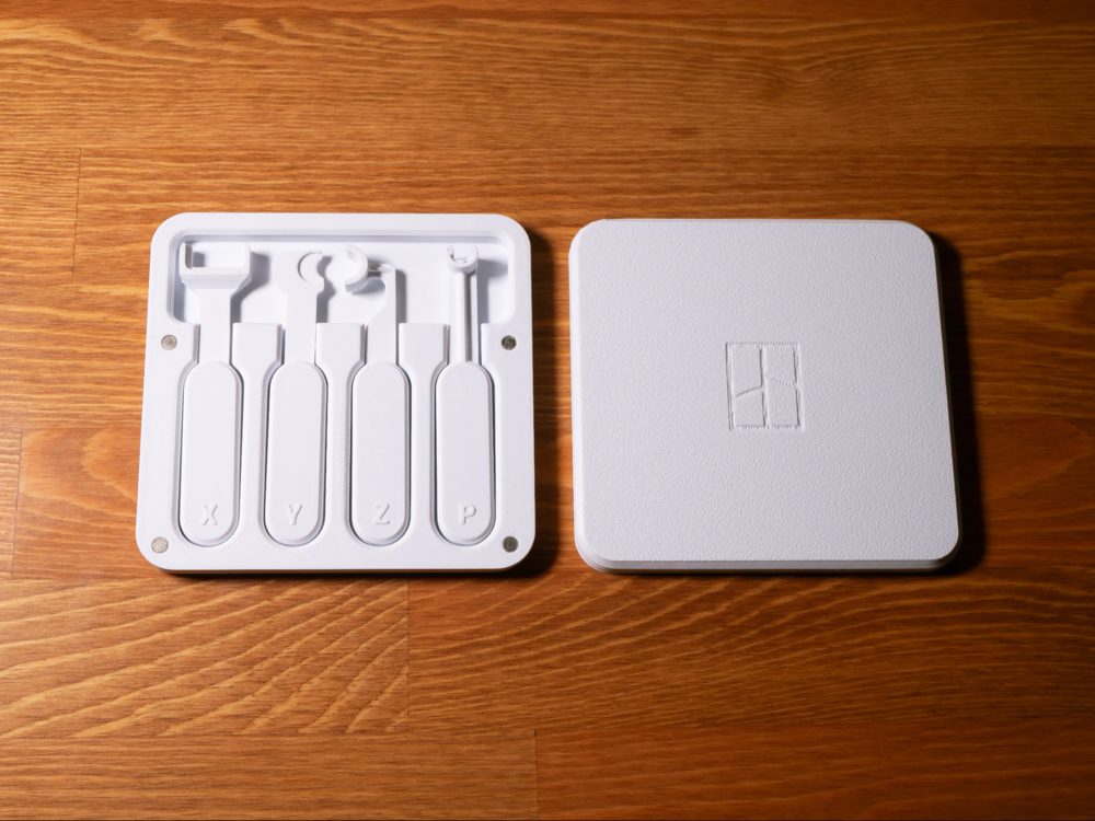 Kit de lubrificação com caixa impresso em 3D