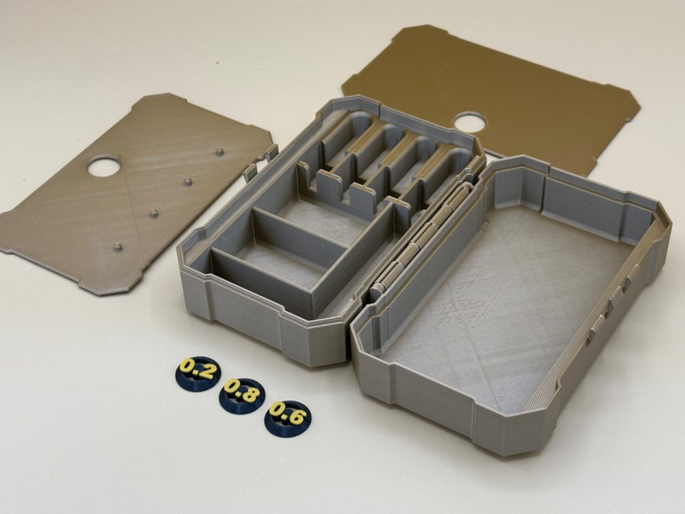 Caixa de bicos nozzle box impressa em 3D