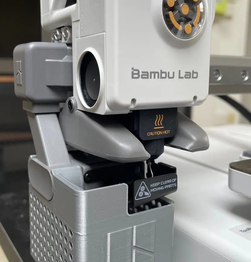 Lixeirinha de purga compacta impressa em 3D